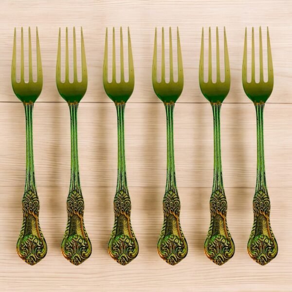 COPRASIA Handmade Brass Table Fork – Elegant Vintage Dining Cutlery - Image 5