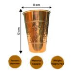 Copper Drinking Glass – Handmade Ayurvedic Drinking Tumbler - Image 5