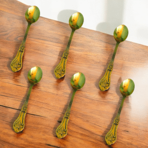 COPRASIA Handmade Brass Table Spoon – Elegant Vintage Dining Cutlery