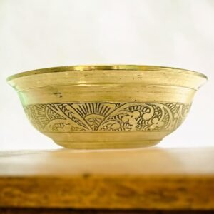 COPRASIA Handcrafted Pure Brass Desert Bowl