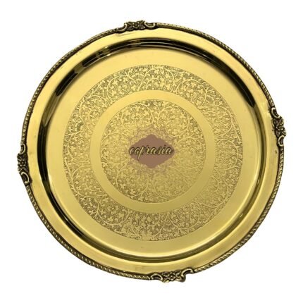 Brass Handcrafted Dining Plate