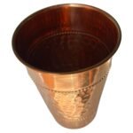 Copper Drinking Glass – Handmade Ayurvedic Drinking Tumbler - Image 2