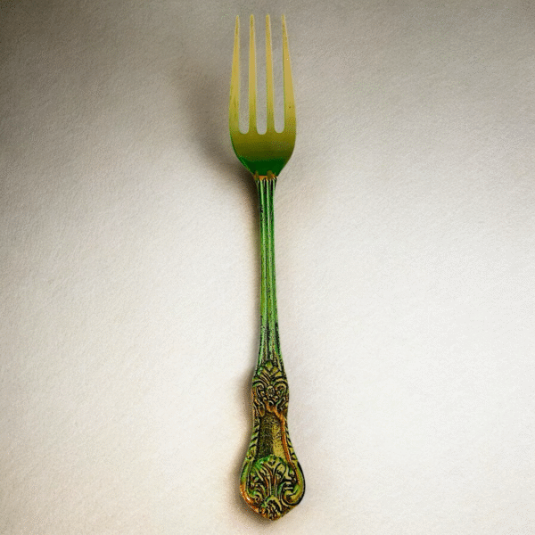 COPRASIA Handmade Brass Table Fork – Elegant Vintage Dining Cutlery - Image 2
