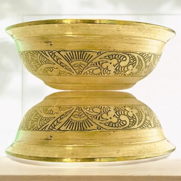 COPRASIA Handcrafted Pure Brass Desert Bowl - Image 3