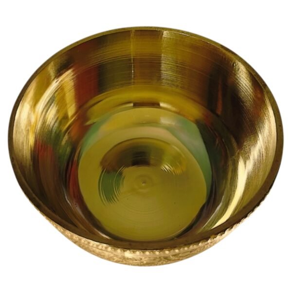 COPRASIA Handcrafted Pure Brass Dining Bowl || Peetal ki Katori - Image 7