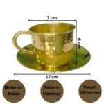 Handmade Tea Cup and Saucer Set – Vintage Luxury Tea Serving Set - Image 5