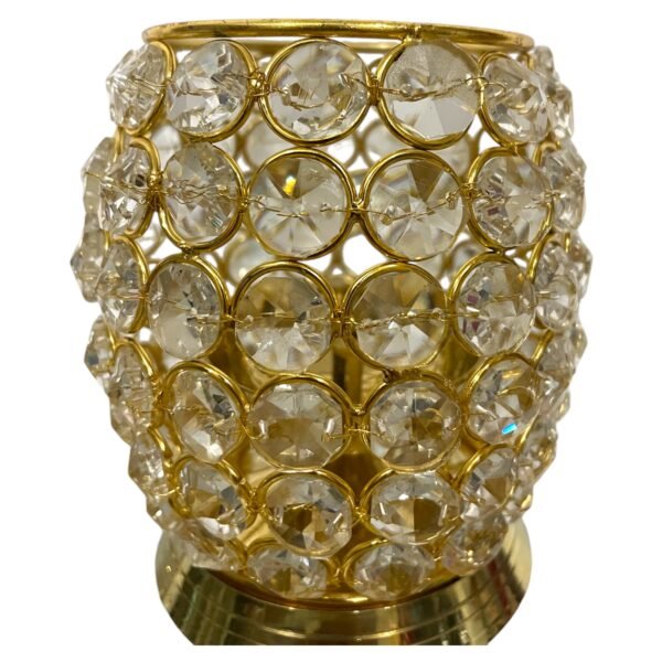 COPRASIA Crystal Jyoti Diya – Decorative Akhand Diya for Puja, Festive & Home Decor - Image 2