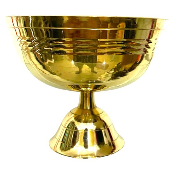 COPRASIA Brass Akhand Jyoti Diya – Long-Lasting Flame Diya for Puja & Spiritual Decor - Image 3