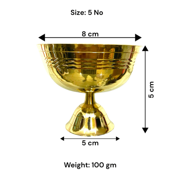 COPRASIA Brass Akhand Jyoti Diya – Long-Lasting Flame Diya for Puja & Spiritual Decor - Image 8