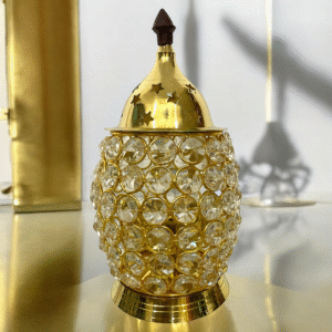 COPRASIA Crystal Jyoti Diya – Decorative Akhand Diya for Puja, Festive & Home Decor