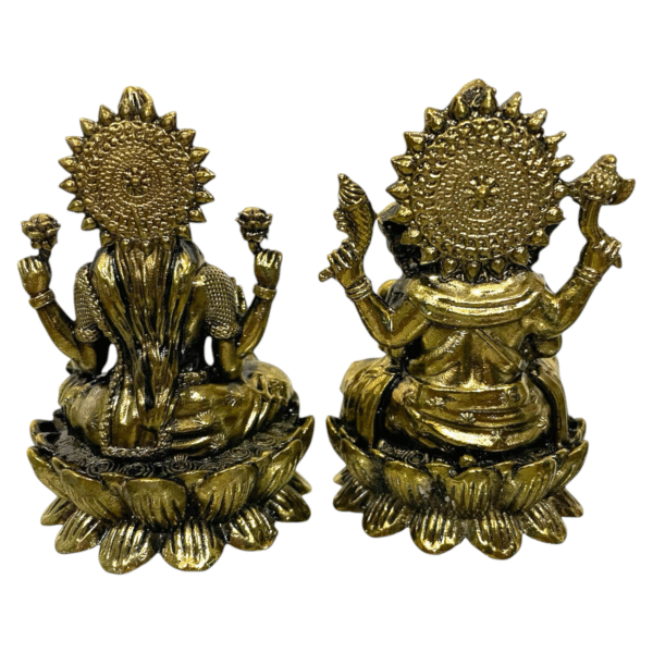 COPRASIA Brass Ganesh Laxmi Idols – Antique Superfine - Image 4