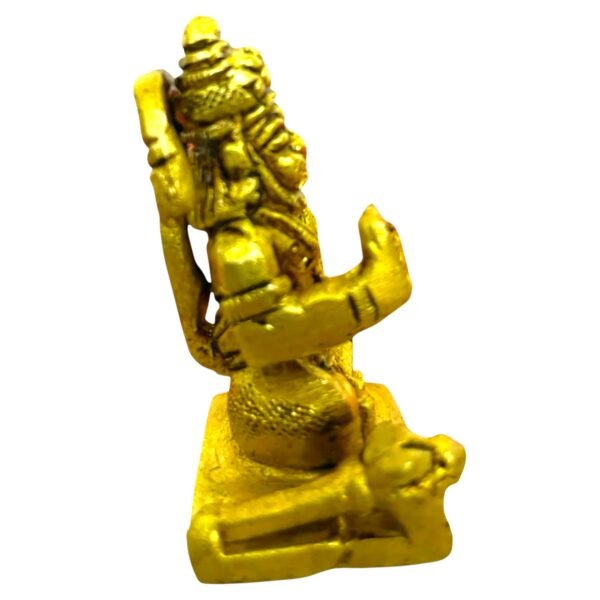 COPRASIA Brass Lord Hanuman Idol – Handcrafted Bajrangbali Statue for Puja & Home Temple (Small) - Image 3