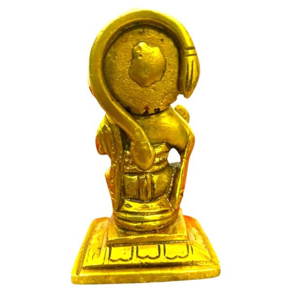 COPRASIA Brass Lord Hanuman Idol – Handcrafted Bajrangbali Statue for Puja & Home Temple - Image 4