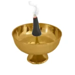 Dhoopbatti Brass Burner (Pack of 2) – Traditional Incense Cone Holder for Pooja, Meditation & Aromatherapy - Image 2