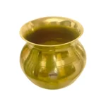 Pure Brass Kalash for Pooja – Traditional Brass Lota Pot for Rituals