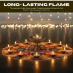 Brass Akhand Jyoti Diya for Pooja | Traditional Akhand Deepak for Mandir Pack of 2 - Image 3