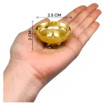 Dhoopbatti Brass Burner (Pack of 2) – Traditional Incense Cone Holder for Pooja, Meditation & Aromatherapy - Image 3