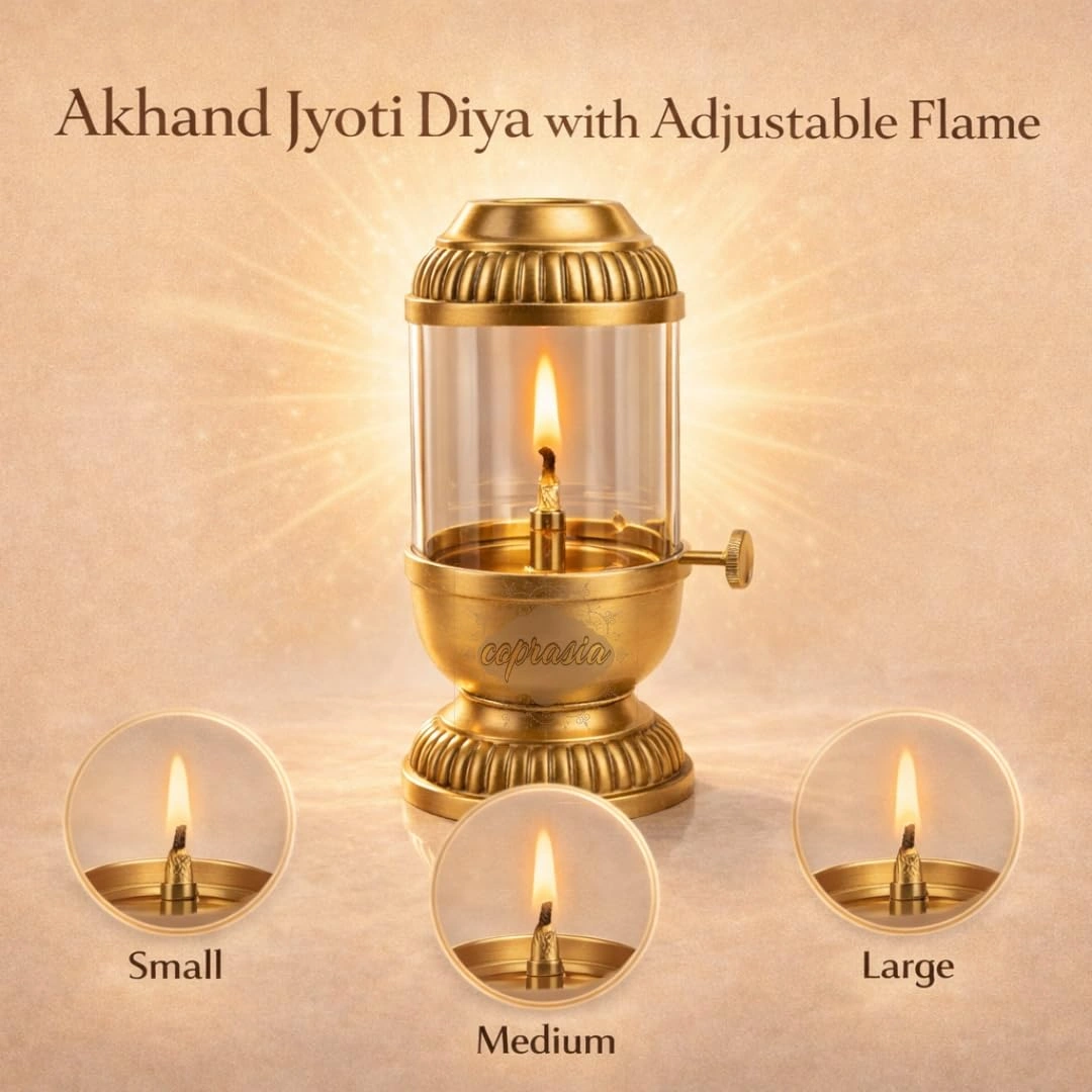 Akhand Jyoti Brass Oil Lamp