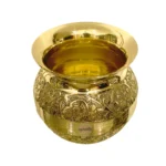 Brass Traditional Kalash for Pooja – Sacred Lota Pot for Ritual Use - Image 2