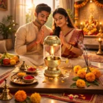 Akhand Jyoti Diya with Glass Cover | Adjustable Batti Oil Lamp for Pooja - Image 7