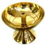 Brass Akhand Jyoti Diya for Pooja | Traditional Akhand Deepak for Mandir Pack of 2 - Image 3