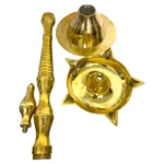 Brass Dual Bird Diya | Traditional Oil Lamp for Pooja & Home Decor - Image 3