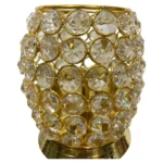 Brass Crystal Jyoti Diya with Lid | Premium Pooja Oil Lamp for Home Temple - Image 4