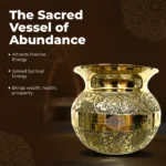 Brass Traditional Kalash for Pooja – Sacred Lota Pot for Ritual Use - Image 4