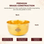 Brass Dining Bowl | Traditional Peetal Ki Khane Ki Katori | Dinner Bowl - Image 3