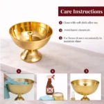 Brass Akhand Jyoti Diya for Pooja | Traditional Akhand Deepak for Mandir & Festivals - Image 2