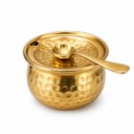 Brass Multipurpose Ghee Pot/Pickle Container for Pooja - Image 2