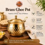 Brass Multipurpose Ghee Pot/Pickle Container for Pooja - Image 4