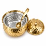Brass Multipurpose Ghee Pot/Pickle Container for Pooja - Image 3