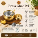 Brass Multipurpose Ghee Pot/Pickle Container for Pooja - Image 9